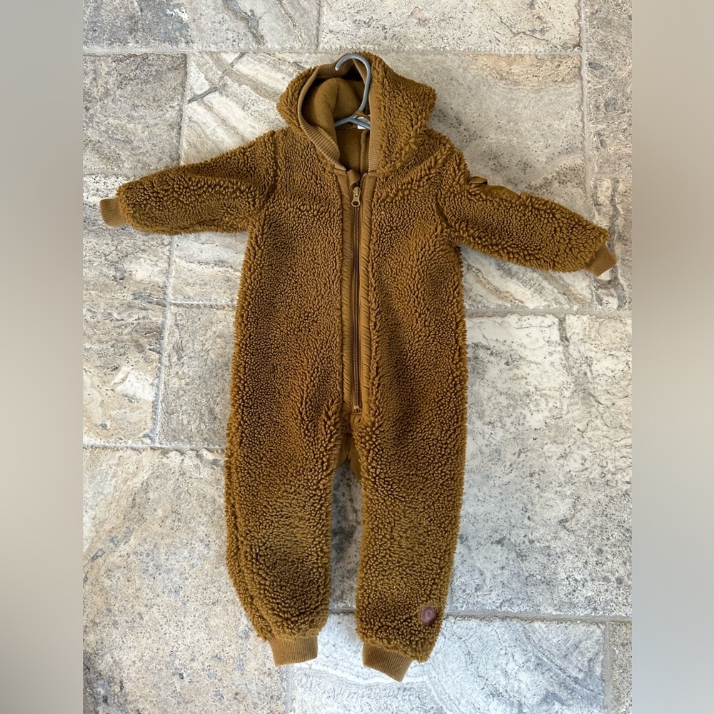 Musli brown snow suit size 12-18mo
